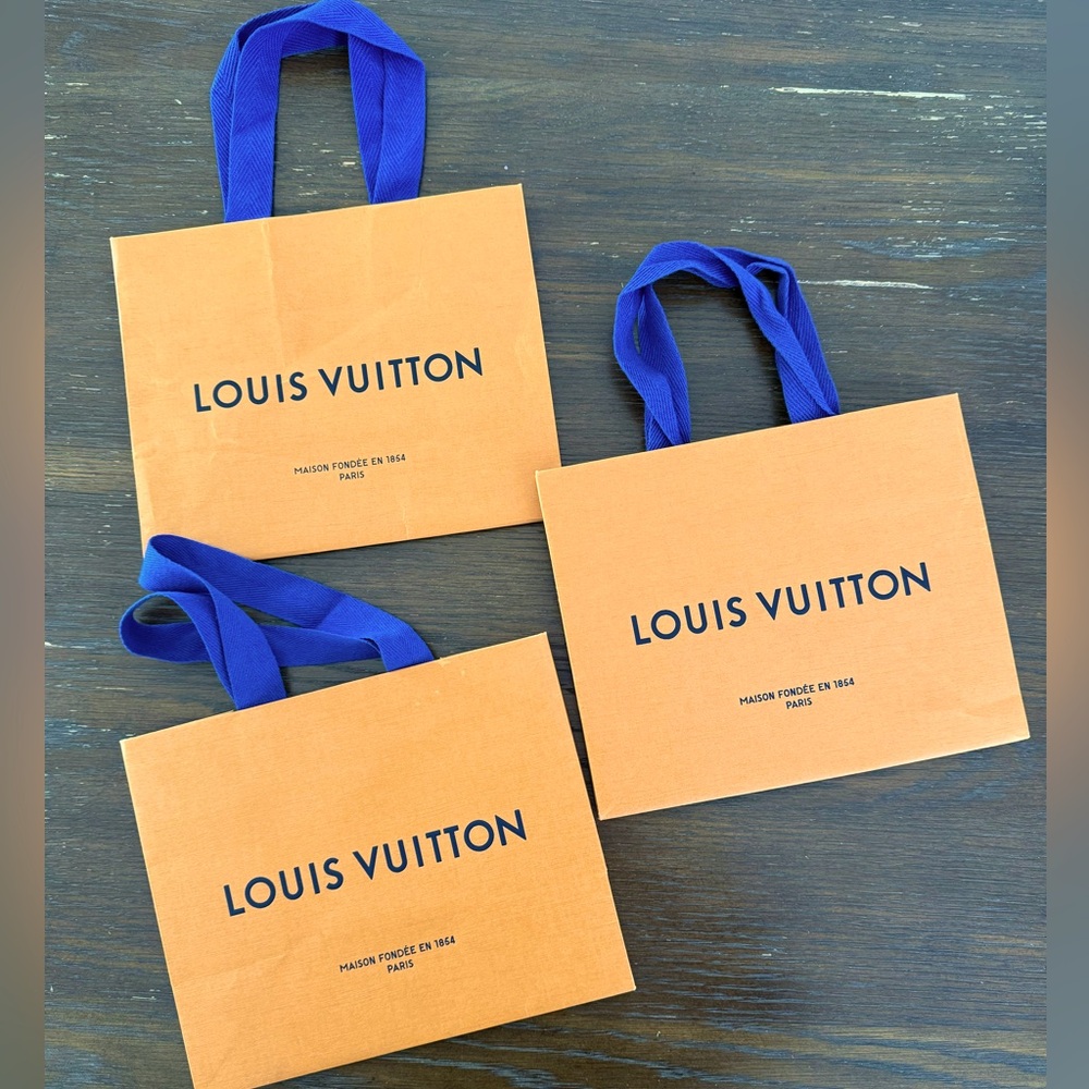 Set of 3 small Louis Vuitton bags